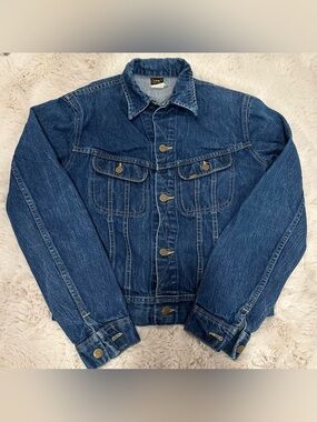 80s vintage western lee jean jacket